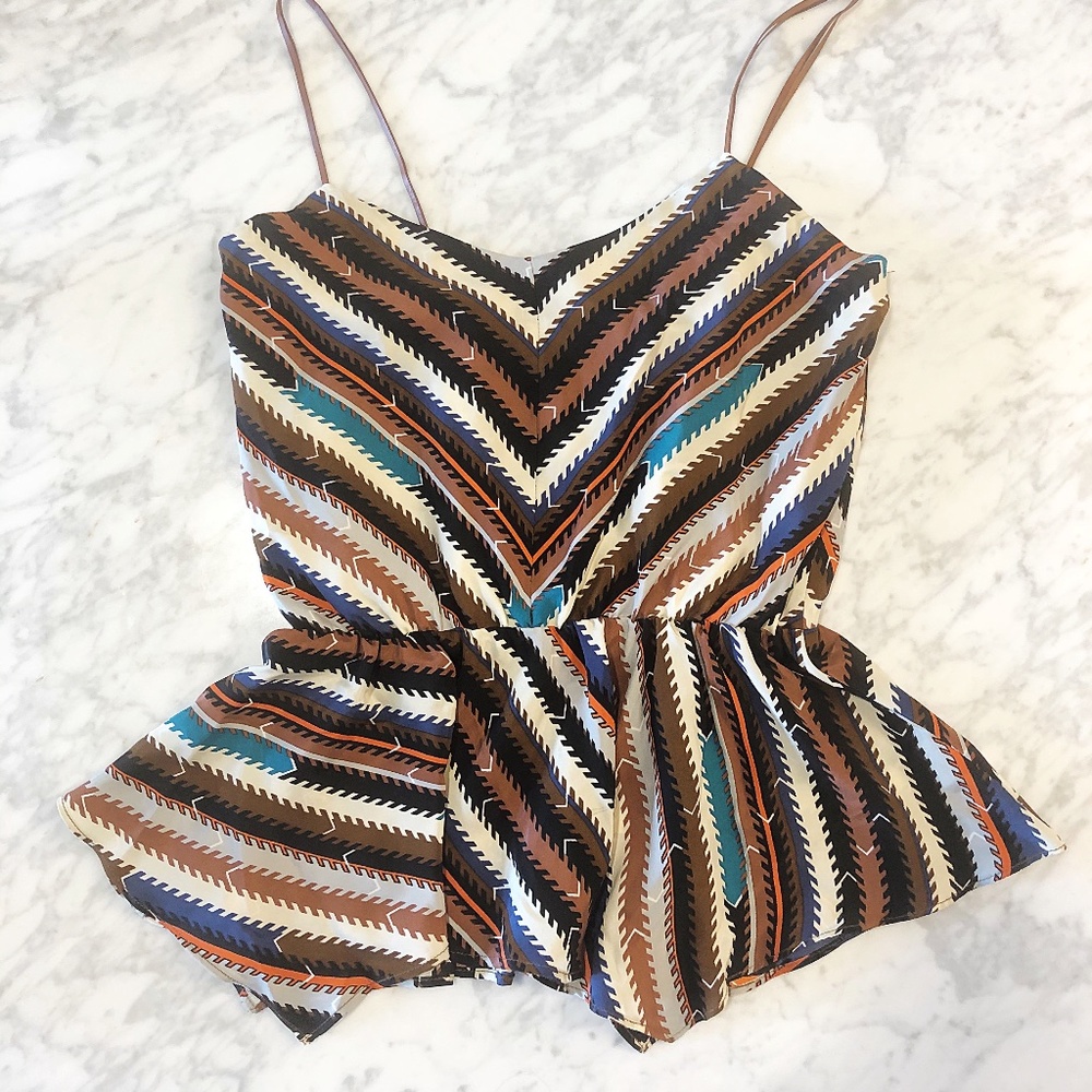 Waverly Silk Top in multicolor